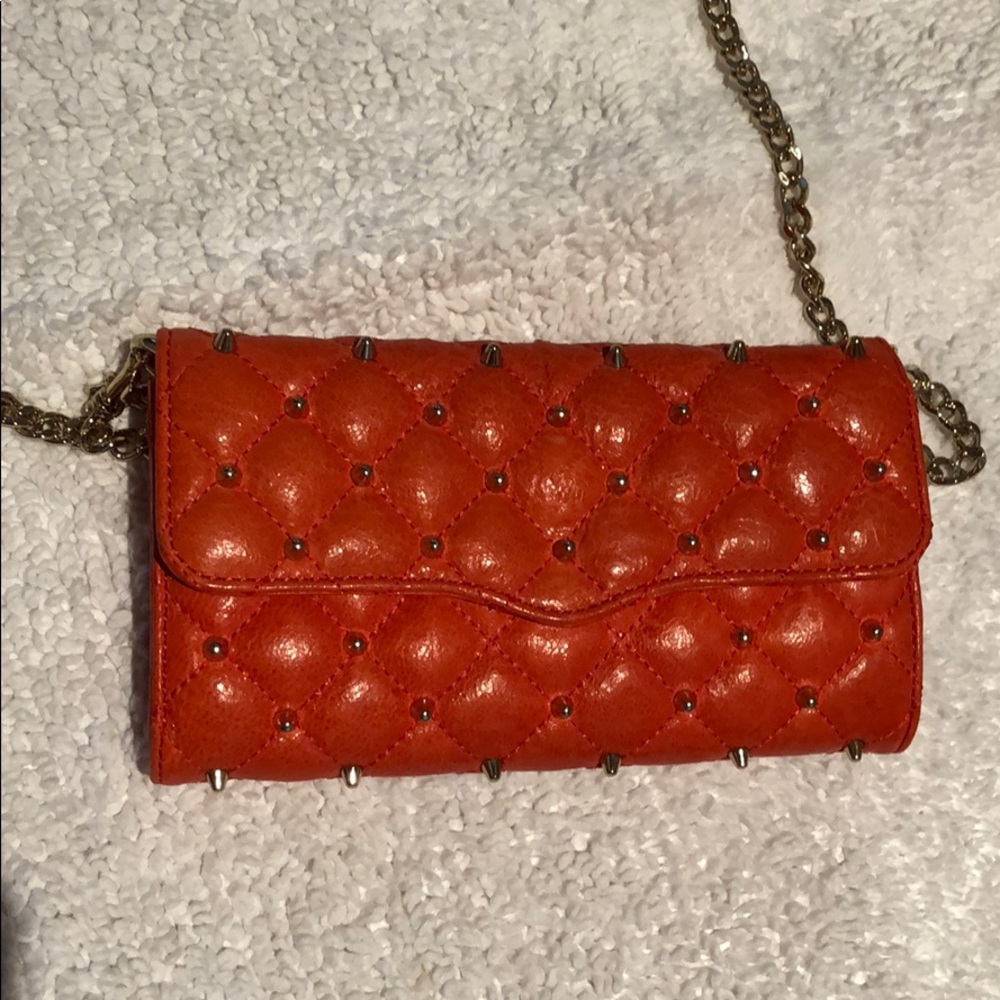 Rebecca Minkoff Quilted Wallet with Studs